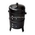 Portable 3 an 1 Charcoal Smoker BBQ Grill